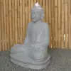  Product image 3 of the product “Seated Buddha made of Riverstone in Dhyana position - gesture of meditation, H. 80cm. ”